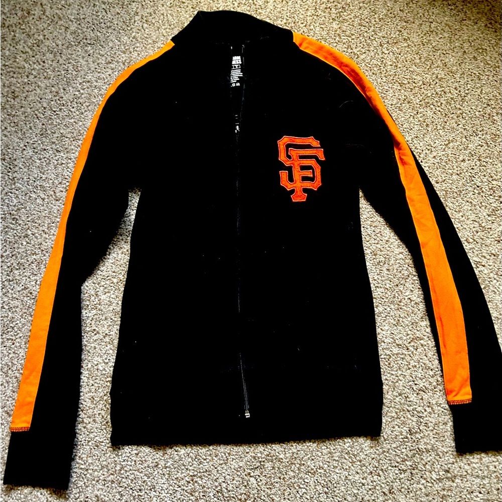 Women Authentic SF Giants Zip Up